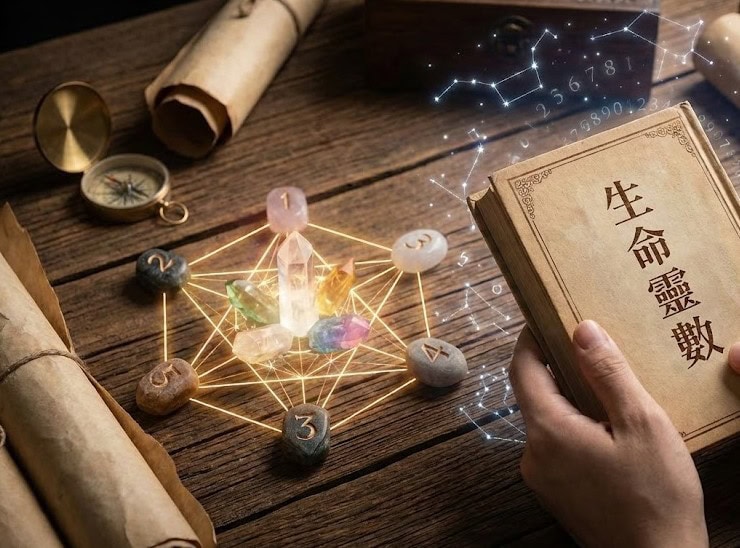 生命靈數是什麼？一鍵算出你的九宮格命盤、性格與水晶能量解析